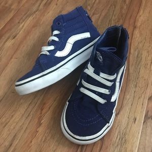 Converse blue high tops